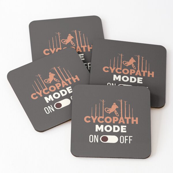 Item preview, Cycopath Mode - Funny Cycling Lover Pun designed and sold by Scratches Tees.