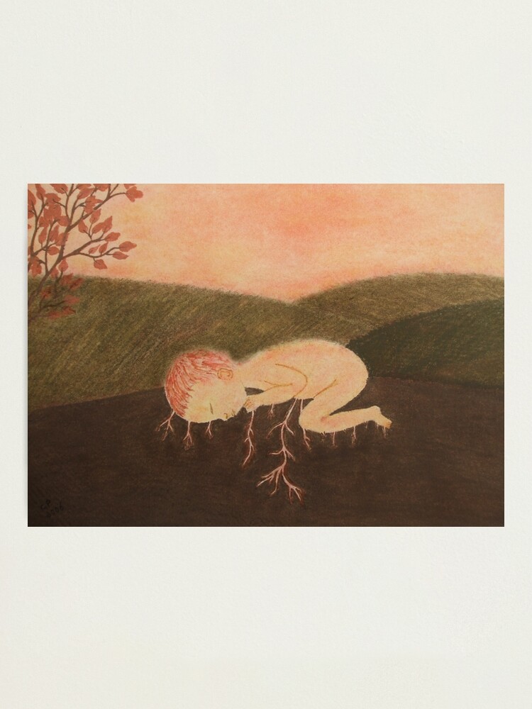 Impression Photo Bebe Graine Naissance Grossesse Nouveau Bebe Art Symbolique Par Claudineperonne Redbubble