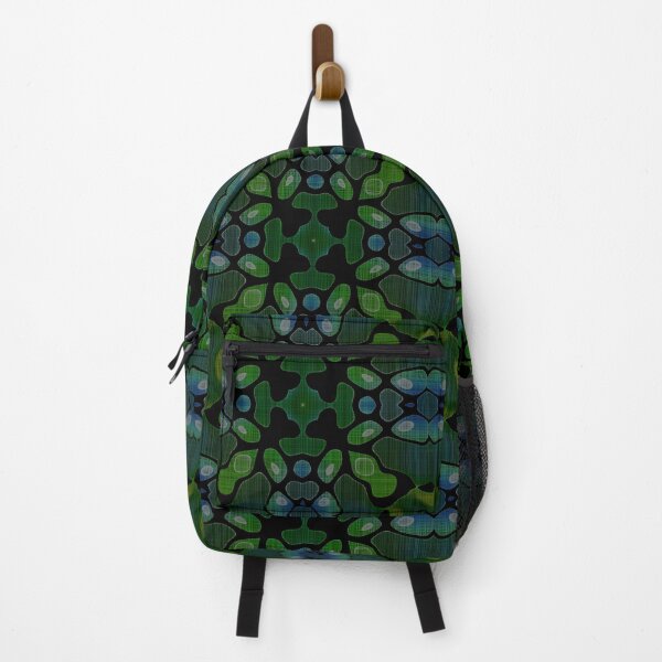 Item preview, Azul oscuro Verde lima Negro Hip Orient Bali Art designed and sold by LC Graphic Design Studio.