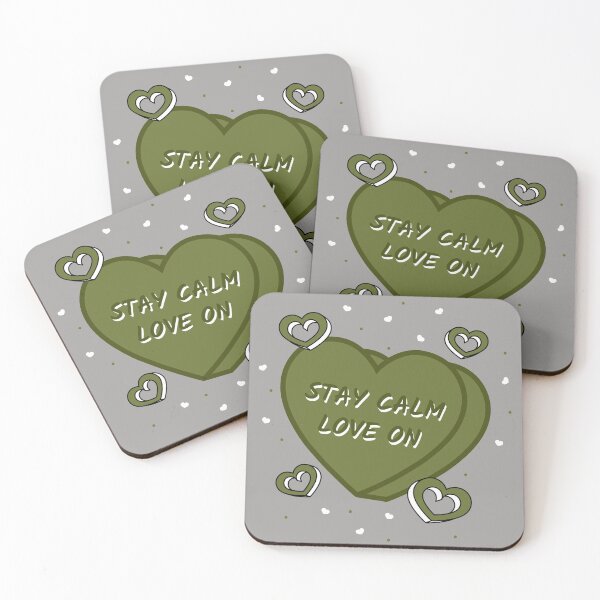 Item preview, STAY CALM, LOVE ON designed and sold by AndPeace702.