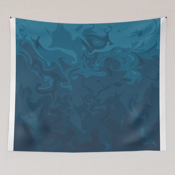 Item preview,  Sea Swirls Dark Blue - Cool designed and sold by lolalistic.