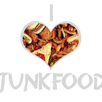 i love junk food ステッカー