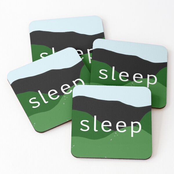 Item preview, Sleep landscape motivational quote designed and sold by Rgenaw.