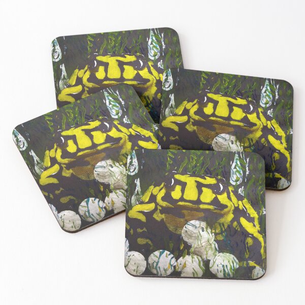 Item preview, Australian Corroboree Frog in Rain   designed and sold by Heatherian.