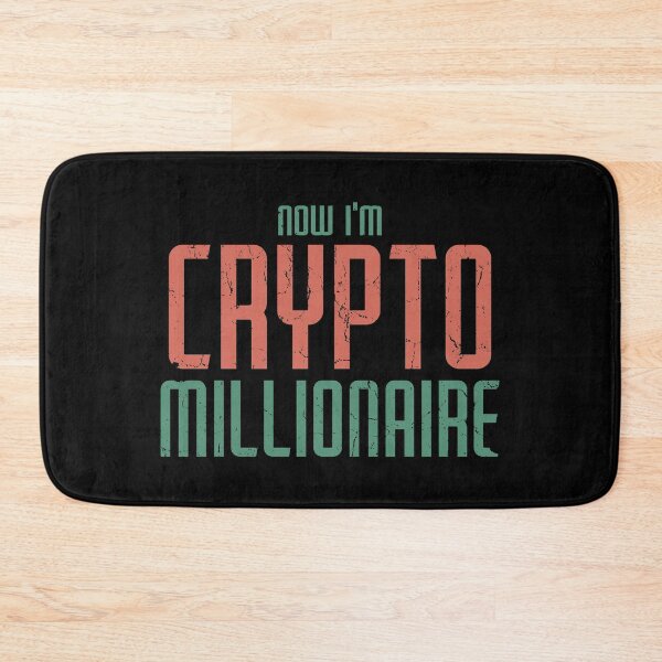 Item preview, Now I'm Crypto Millionaire designed and sold by 397HOUSE Your happy time.