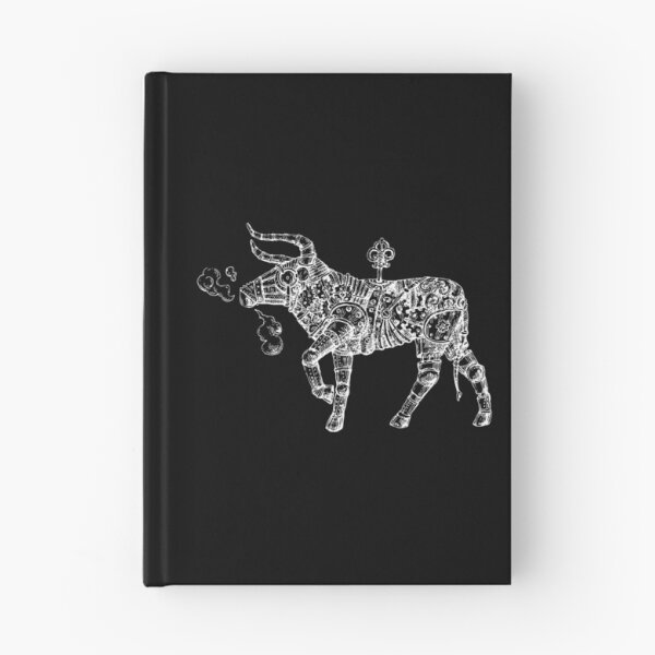 Item preview, Hand Drawn Steampunk Bull designed and sold by Estalon.
