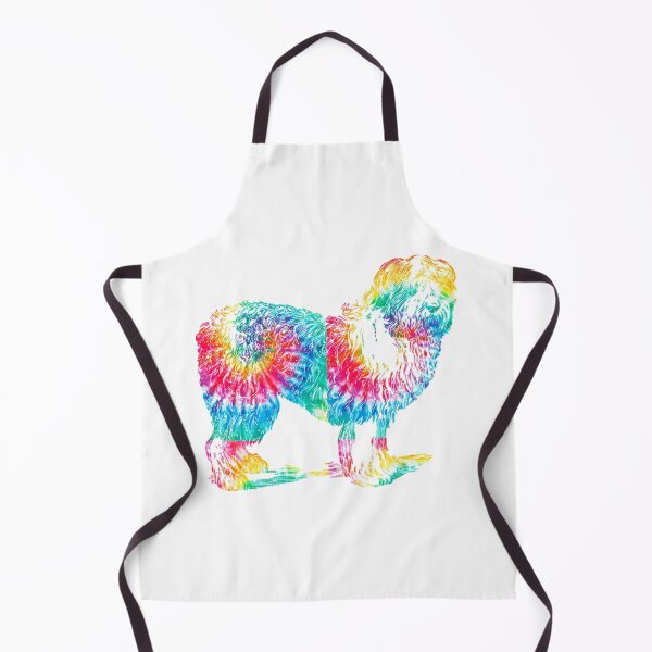 Item preview, catalan sheepdog , tie dye print, cool design for dog lovers designed and sold by cathelkav.