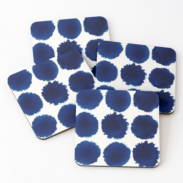Item preview, Watercolor Spots (blue) designed and sold by JennieCarolina.