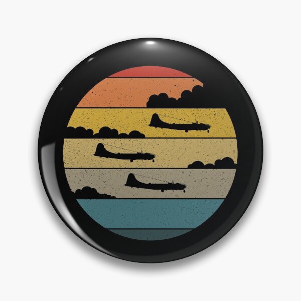 Artikelvorschau, B-29 Superfortress Silhouette Retro Sunset Airplane B29 Gear entworfen und verkauft von DynamicDesign.