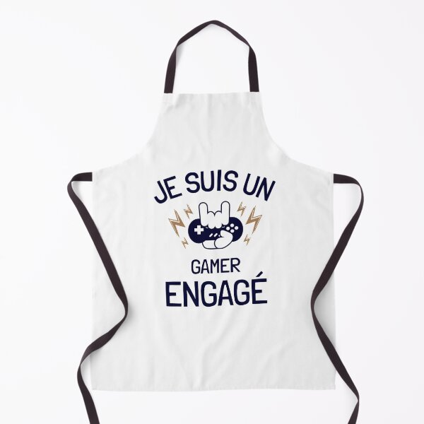 Aperçu de l'œuvre Je suis un gamer engagé humour geek anniversaire créée et vendue par joozybart.