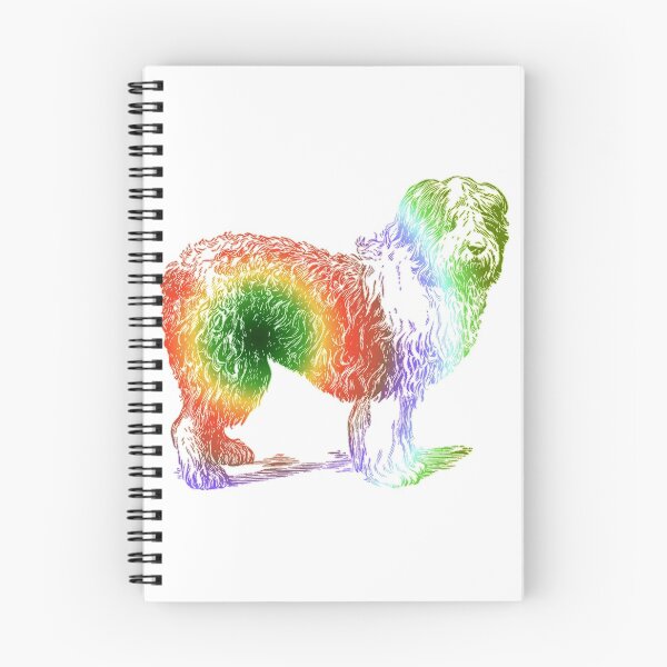 Item preview, catalan sheepdog , multi color print, cool design for dog lovers  designed and sold by cathelkav.
