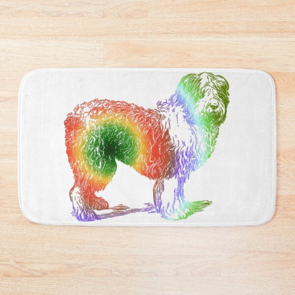 Item preview, catalan sheepdog , multi color print, cool design for dog lovers  designed and sold by cathelkav.