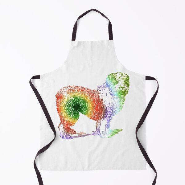 Item preview, catalan sheepdog , multi color print, cool design for dog lovers designed and sold by cathelkav.