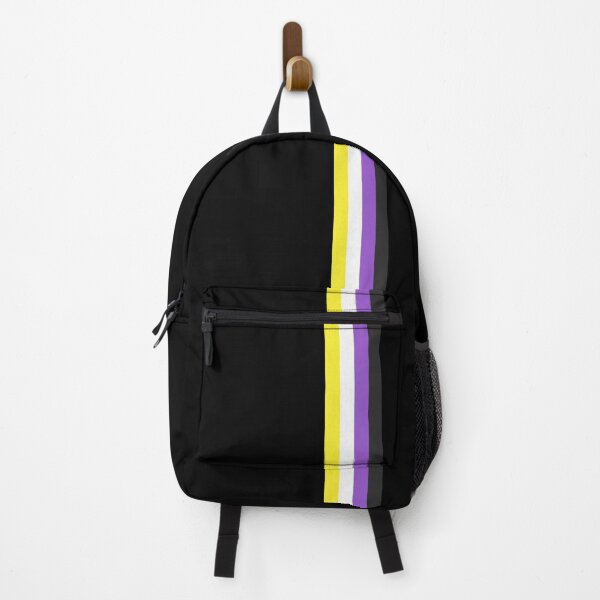 Minimal Nonbinary Stripe Backpack