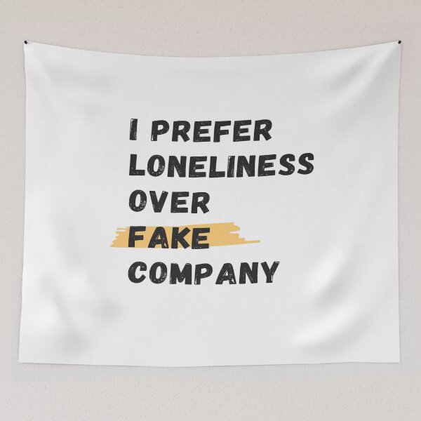 Item preview, I Prefer Loneliness designed and sold by DigitalNobleman.