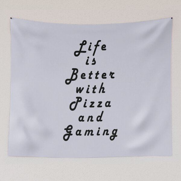 Item preview, Life is better with Pizza and Gaming designed and sold by Mekoooo.