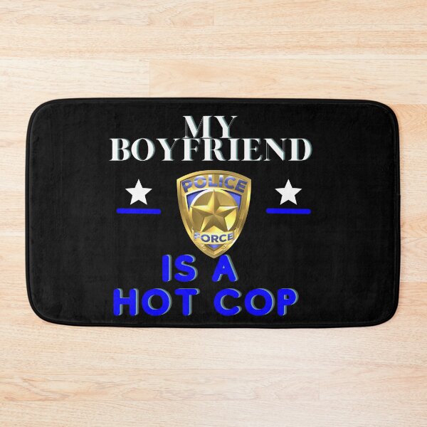 Item preview, MY BOYFRIEND IS A HOT COP POLICE HUSBAND POLICE WIFE designed and sold by JohnSit.