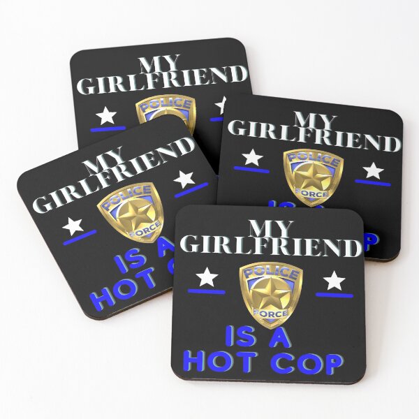 Item preview, MY GIRLFRIEND IS A HOT COP POLICE GIRLFRIEND POLICE BOYFRIEND designed and sold by JohnSit.