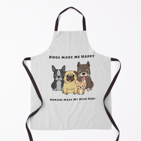 Item preview, Dogs Make Me Happy Humans Make My Head Hurt designed and sold by sunnyhou.