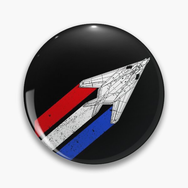 Item preview, F-117 Vintage Nighthawk USA Contrails Red White Blue F117 Gear designed and sold by DynamicDesign.