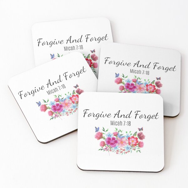 Item preview, Forgive and Forget - Micah 7:18 - floral designed and sold by MerchActually.