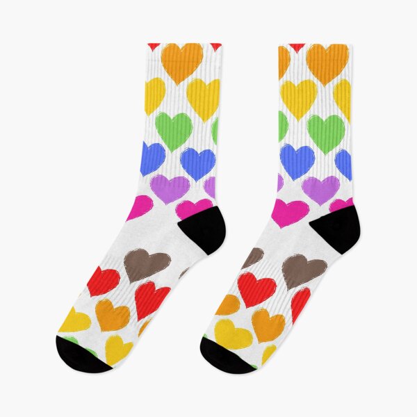 Item preview, Rainbow hearts  designed and sold by magicalbee76.