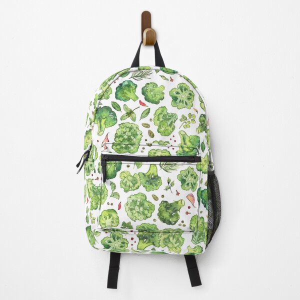 Item preview, Colorful fresh broccoli watercolor pattern on white designed and sold by AnjeseAnna.