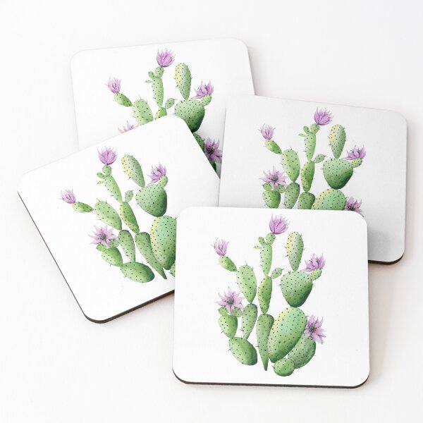 Item preview, Flowering cactus.  designed and sold by artbyasolo.