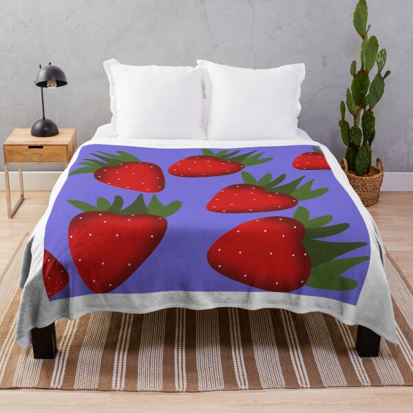 Item preview, Strawberries Colorful Pattern designed and sold by hvasilevshop.