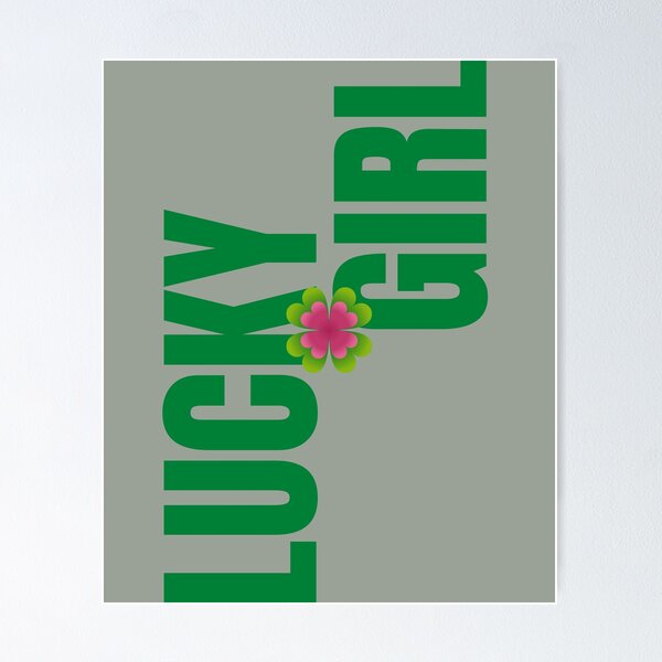 Aperçu de l'œuvre Copie de Lucky Girl Clover Saint Patricks Day créée et vendue par ModkMerch.