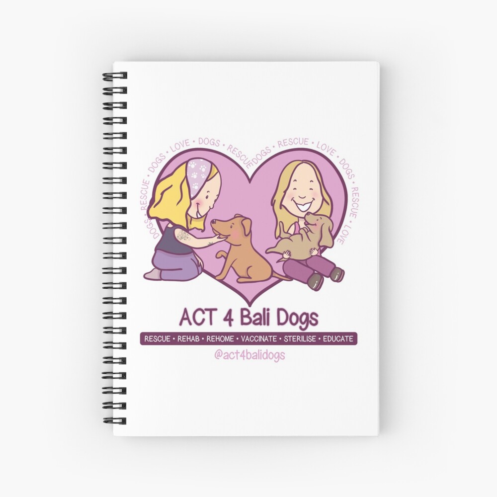 Item preview, Spiral Notebook designed and sold by wiboandbear.