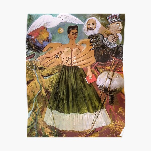 Le marxisme de Frida Kahlo donnera la santé aux malades Poster