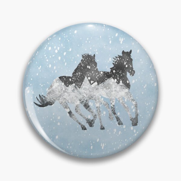 Item preview, Caballos Blizzard en azul designed and sold by arialiuia.