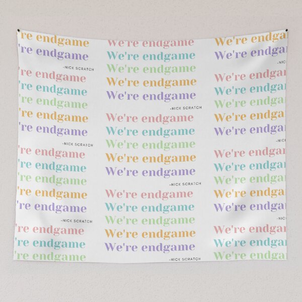 Item preview, We're endgame caos sticker designed and sold by theamalia.