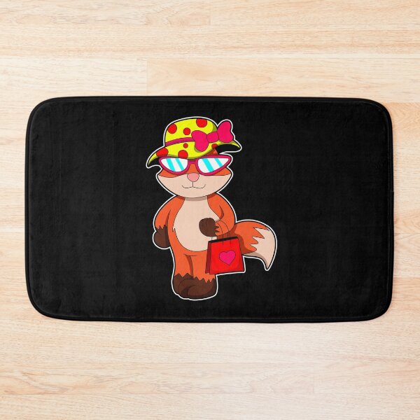 Item preview, Fox at Shopping with Shopping bag & Hat designed and sold by Snabdesign84.