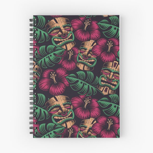 Item preview, Tiki Mask Tropical Pattern designed and sold by tridentfoundry.
