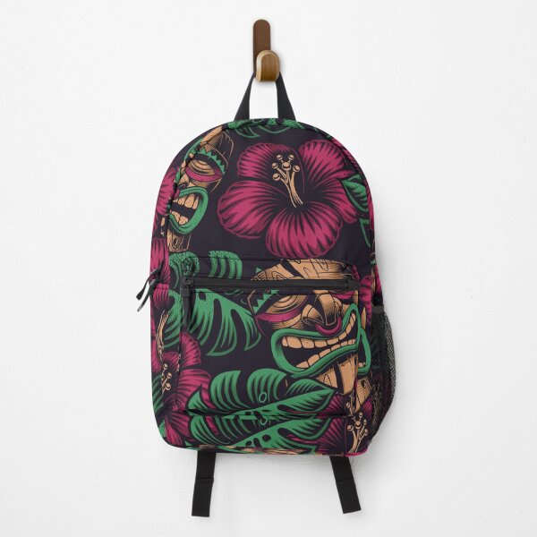 Item preview, Tiki Mask Tropical Pattern designed and sold by tridentfoundry.