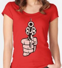 Camiseta entallada de cuello redondo Roy Lichtenstein - Pistola