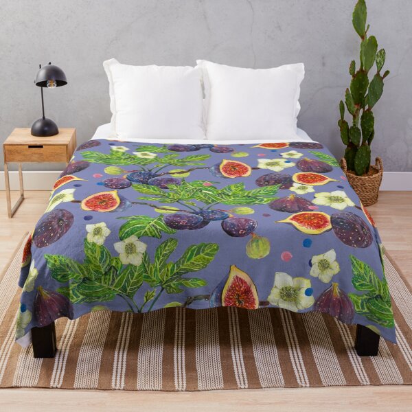 Item preview, Fig fruit with flower - purple designed and sold by janeferwong.