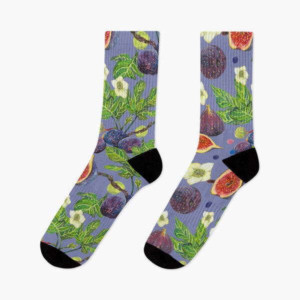 Item preview, Fig fruit with flower - purple designed and sold by janeferwong.