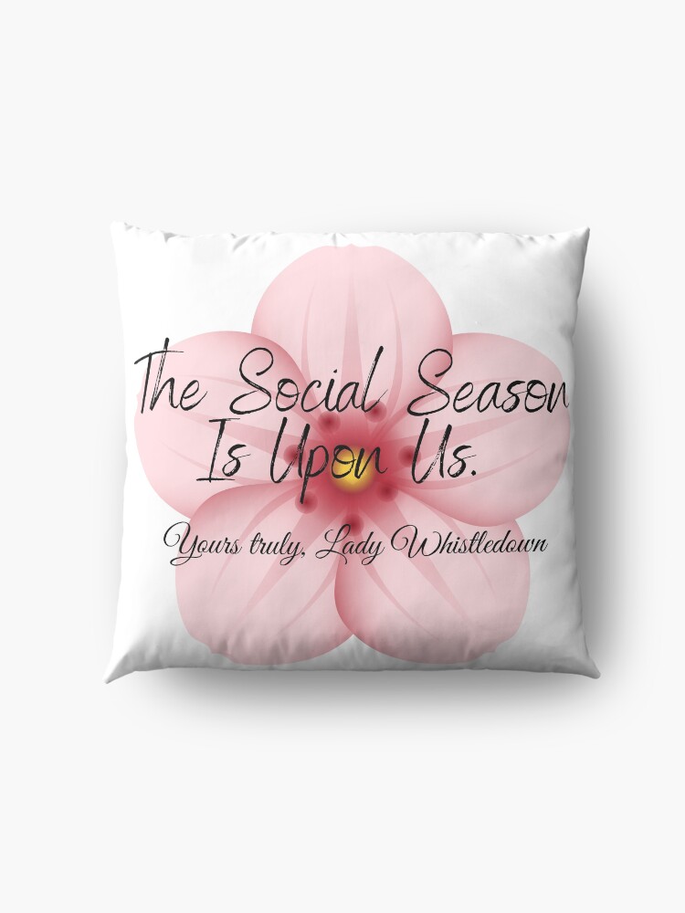 Alternate view of The Social Season Is Upon Us Floor Pillow