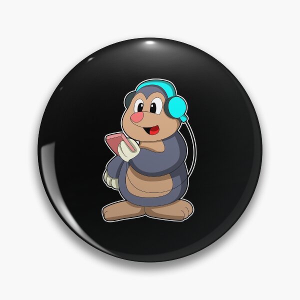 Item preview, Mole - Music with Headphone designed and sold by Snabdesign84.