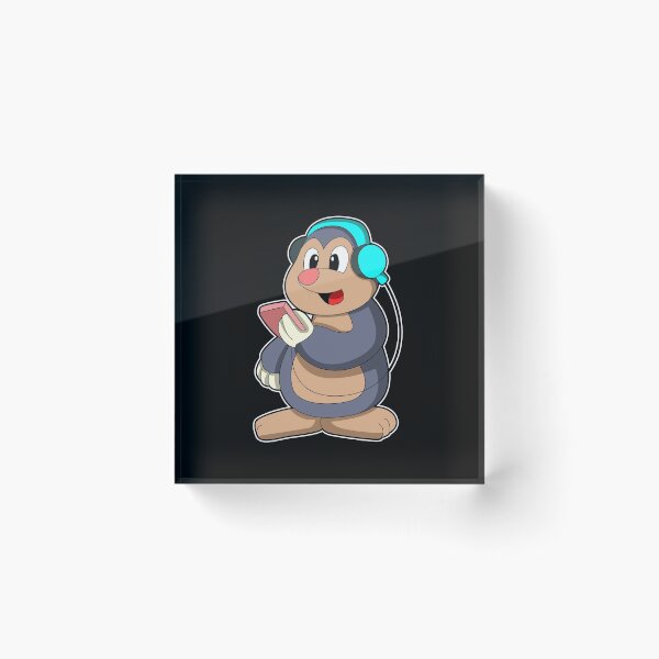 Item preview, Mole - Music with Headphone designed and sold by Snabdesign84.