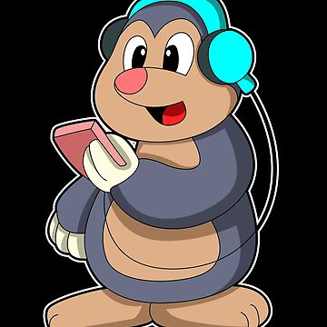 Imagen de la obra Mole - Music with Headphone de Snabdesign84