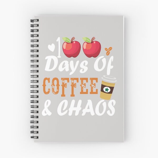 Item preview, 100 Days Of Coffee & Chaos Funny Teacher 100th Day Of School designed and sold by GINIART.