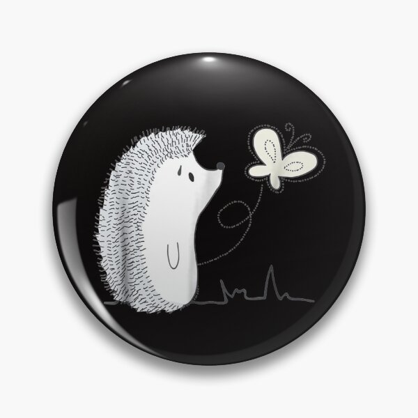 Item preview, Cute Vintage Hedgehog & Butterfly Art designed and sold by YolandaRoberts.