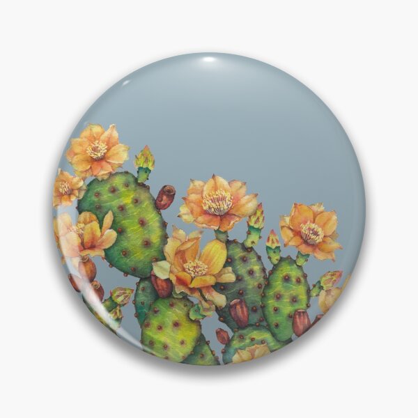 Item preview, cactus con flores - azul designed and sold by janeferwong.