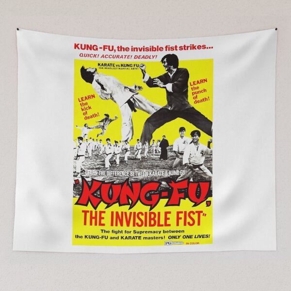 Item preview, 70's Kung Fu Movie - The Invisible Fist - Martial Arts designed and sold by Zanshin-Art.