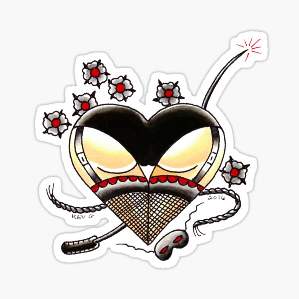 Black Panties - Art By Kev G Sticker