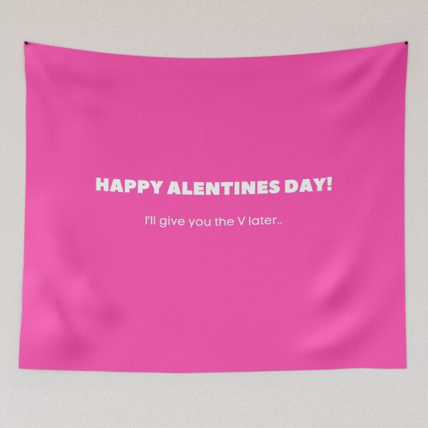 Item preview, Happy Alentine's Day! I'll give you the V later.. Funny, Naughty, Adult Valentine's day 2021 designed and sold by whatisonmymind.